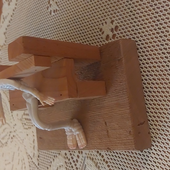 Skeleton Funny Figurine Waiting For The Perfect Man Origin Unknown - Picture 5 of 14